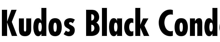 Kudos Black Condensed SSi Bold Condensed Font Download Free